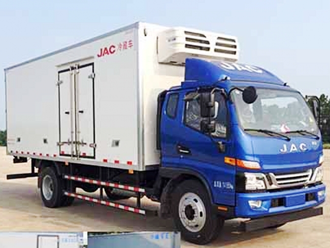江淮骏铃排半6.2米冷藏车(HFC5141XLCP91K1D4V)